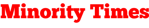 Logo displaying the text Minority Times in bold red letters.